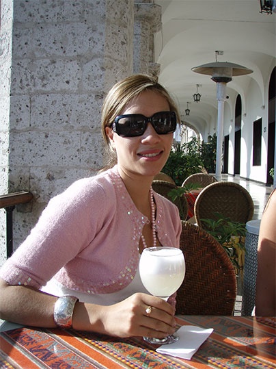 Milagros Montalbán Caillaux en Arequipa, Peru