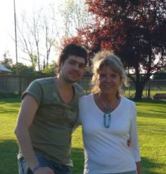 Hija - Clarita y nieto Julio